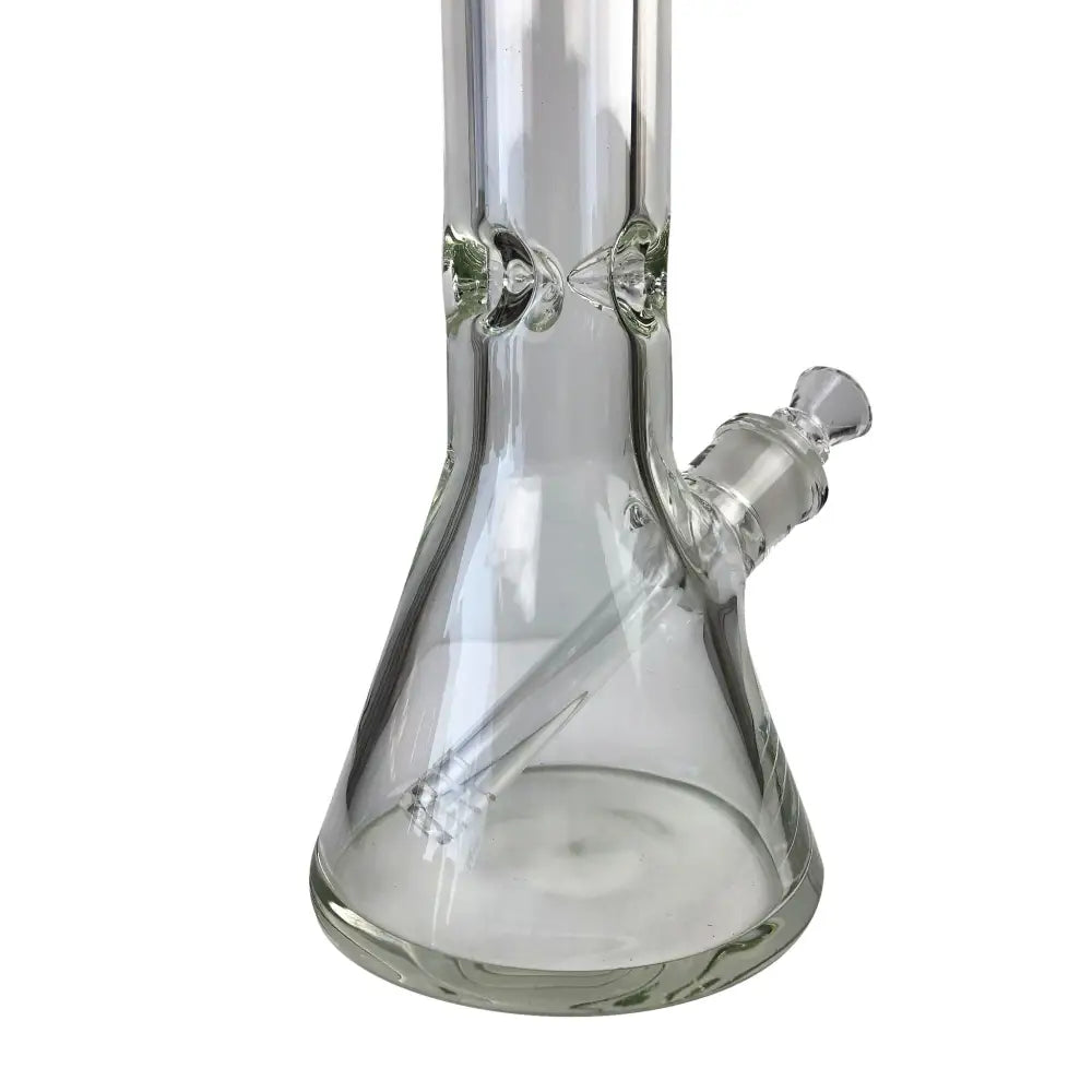 Thick glass beaker base water pipe with diffused downstem