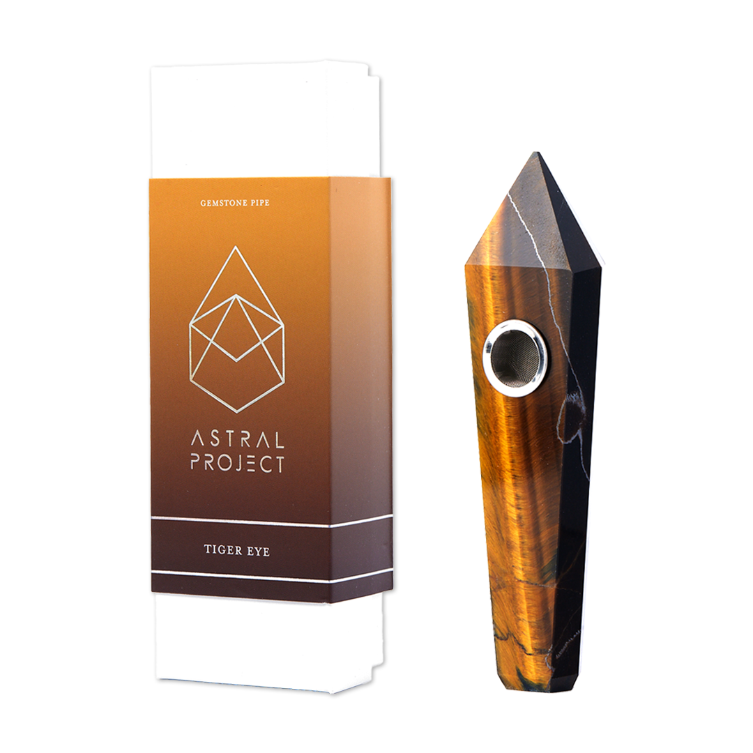 Curated Gemstone Hand Pipe 4.25 Inch