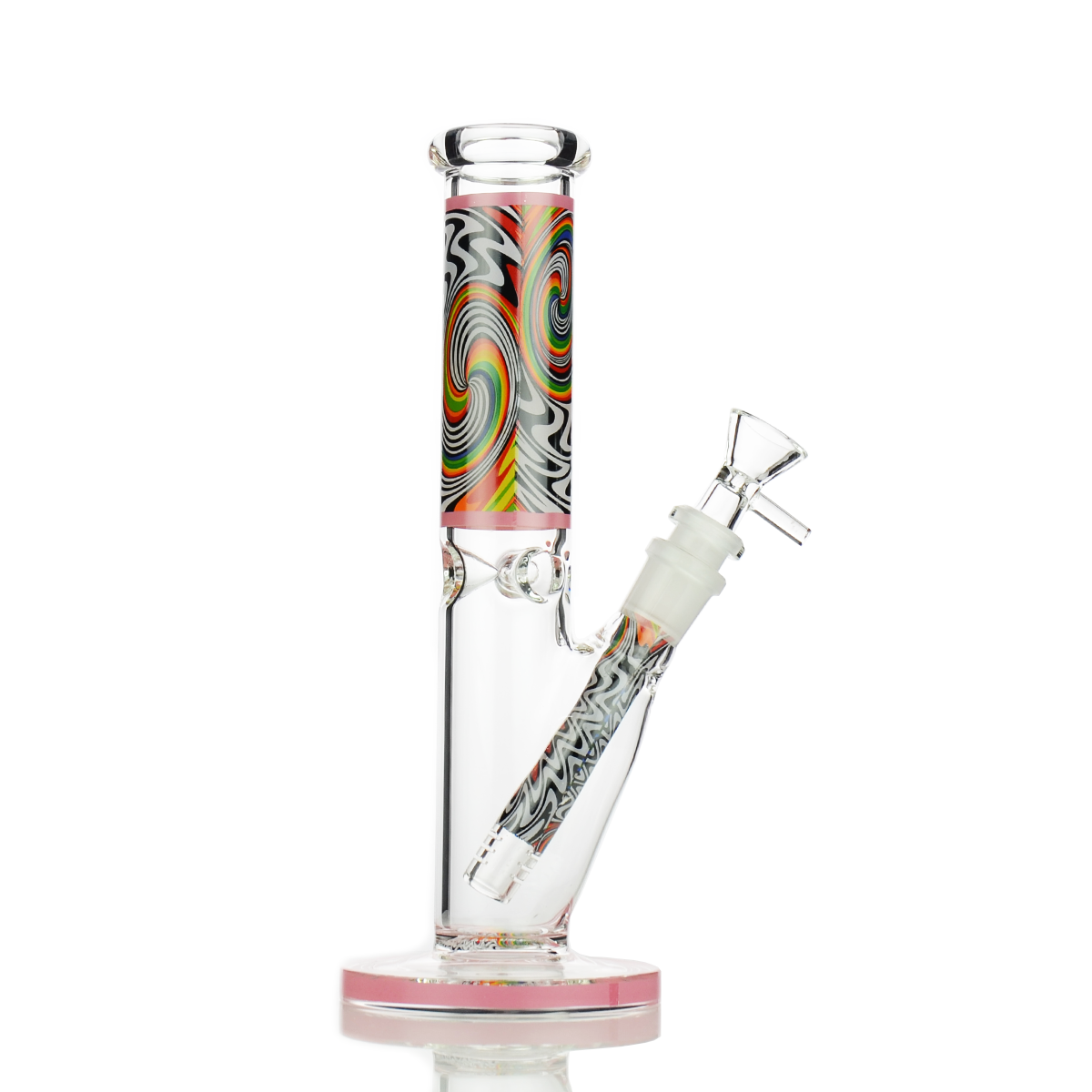 Daring 10-Inch WigWag Decal Water Pipe
