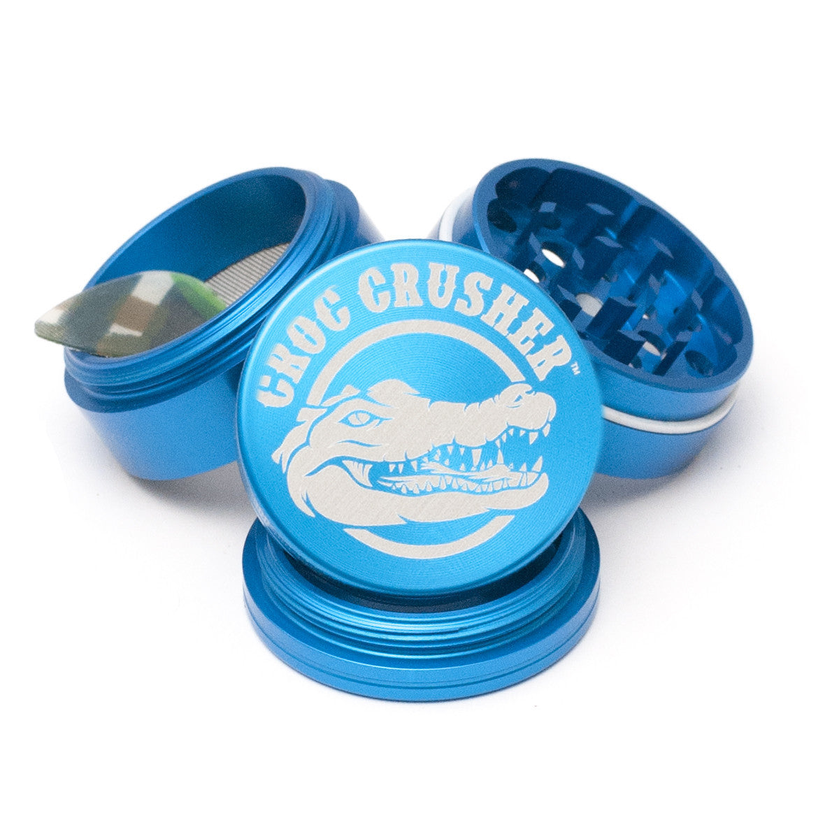 Croc Crusher 2.0" Aluminum Dry Herb Grinder