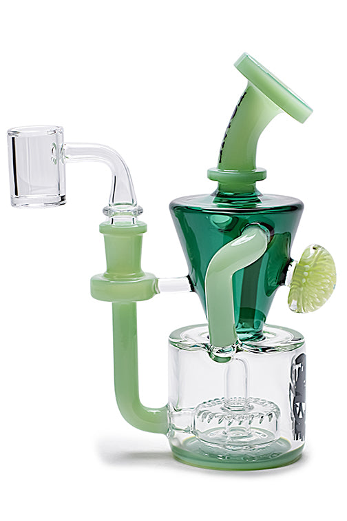 Artisan Cone Flower Recycler Water Pipe