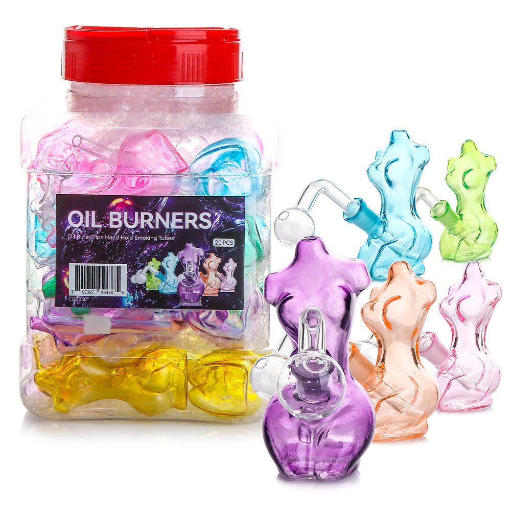 Compact 4-Inch Glass Oil Burner Water Pipe