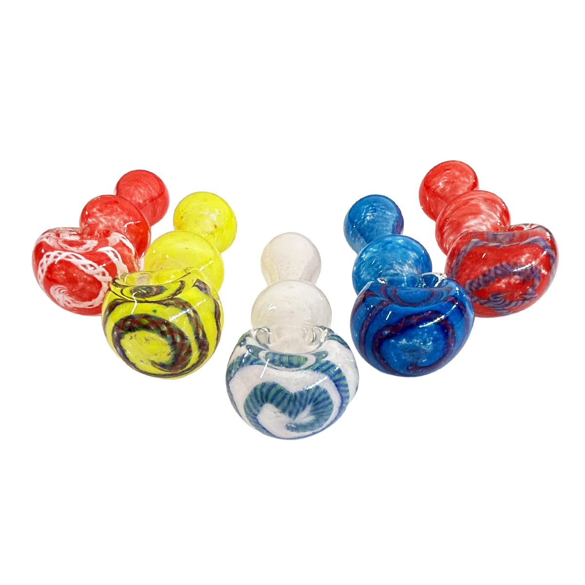 Artisan 3-Inch Frit Glass Spoon Pipe