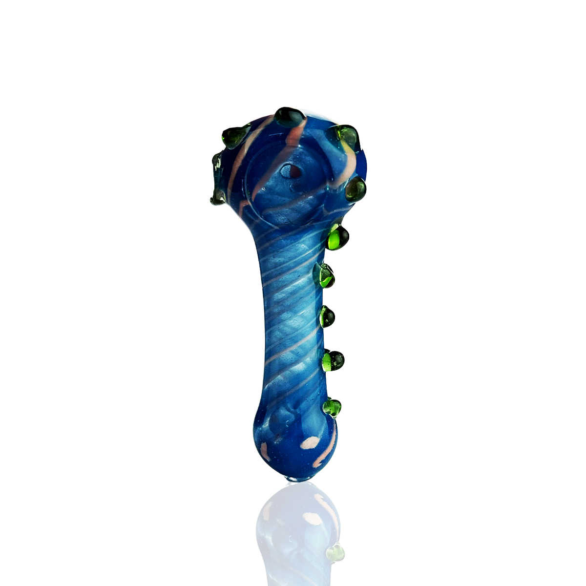 Artisan Frit Glass Spoon Hand Pipe