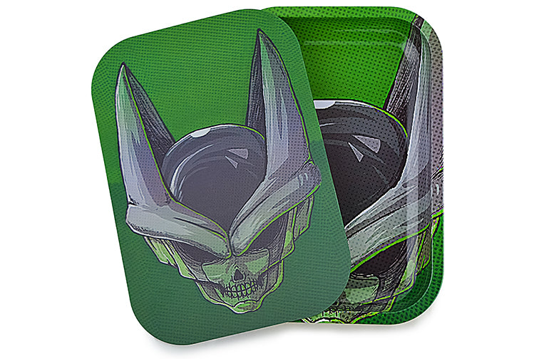 Holographic Metal Rolling Tray with Magnetic Lid