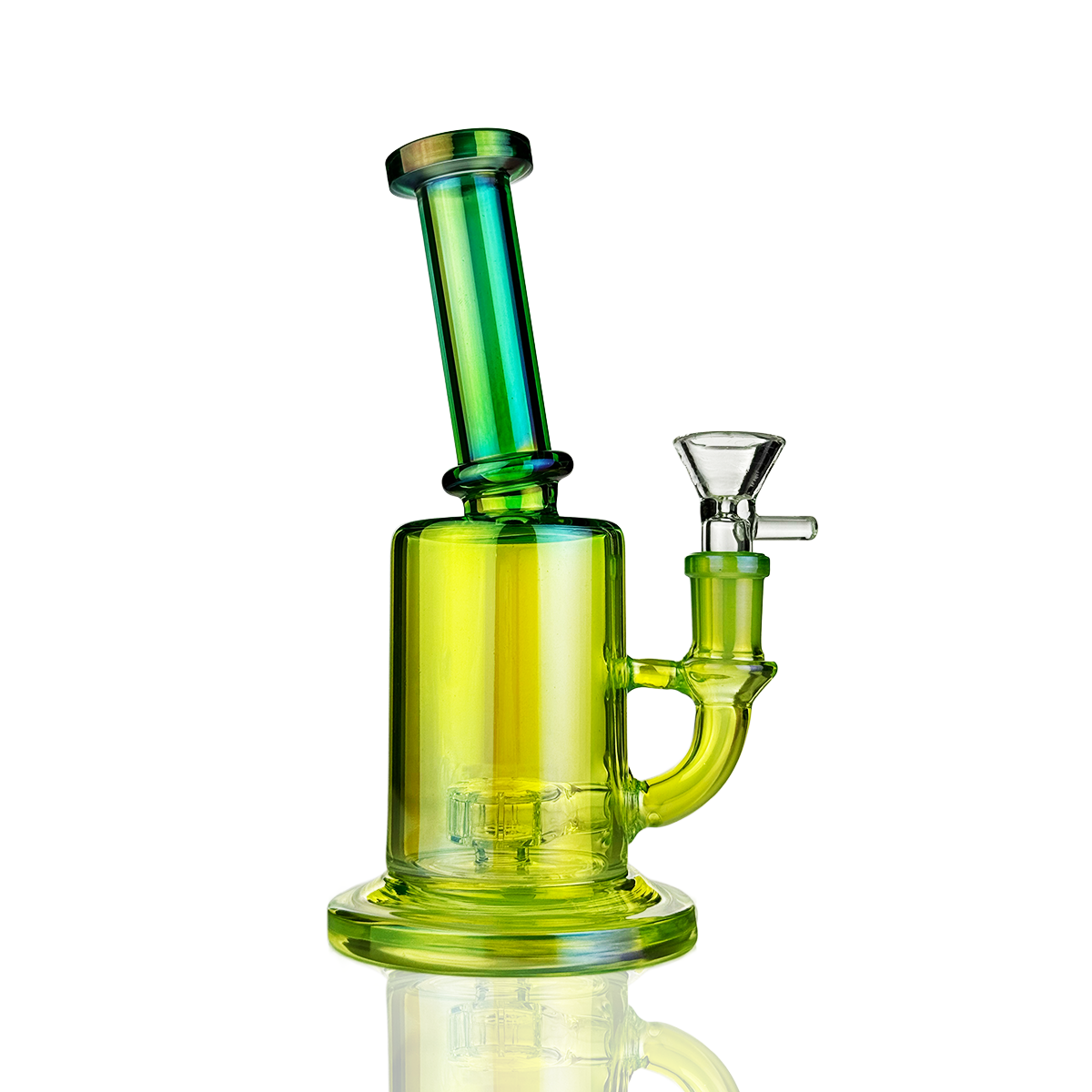Lustrous 7-Inch Electroplated Shower Perc Water Pipe
