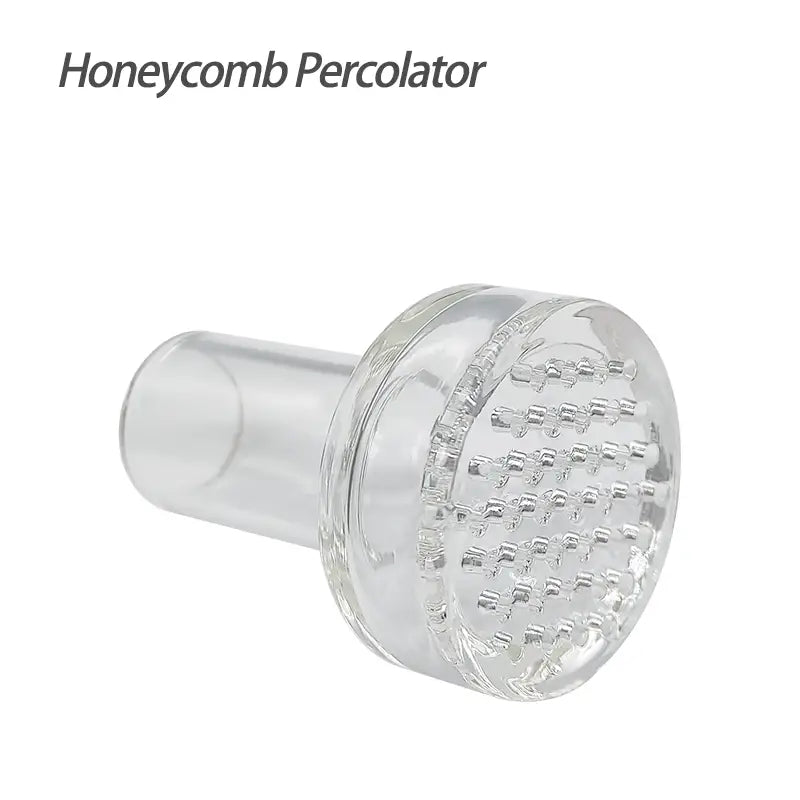 Clear honeycomb percolator attachment for Waxmaid Ares filtration improvement
