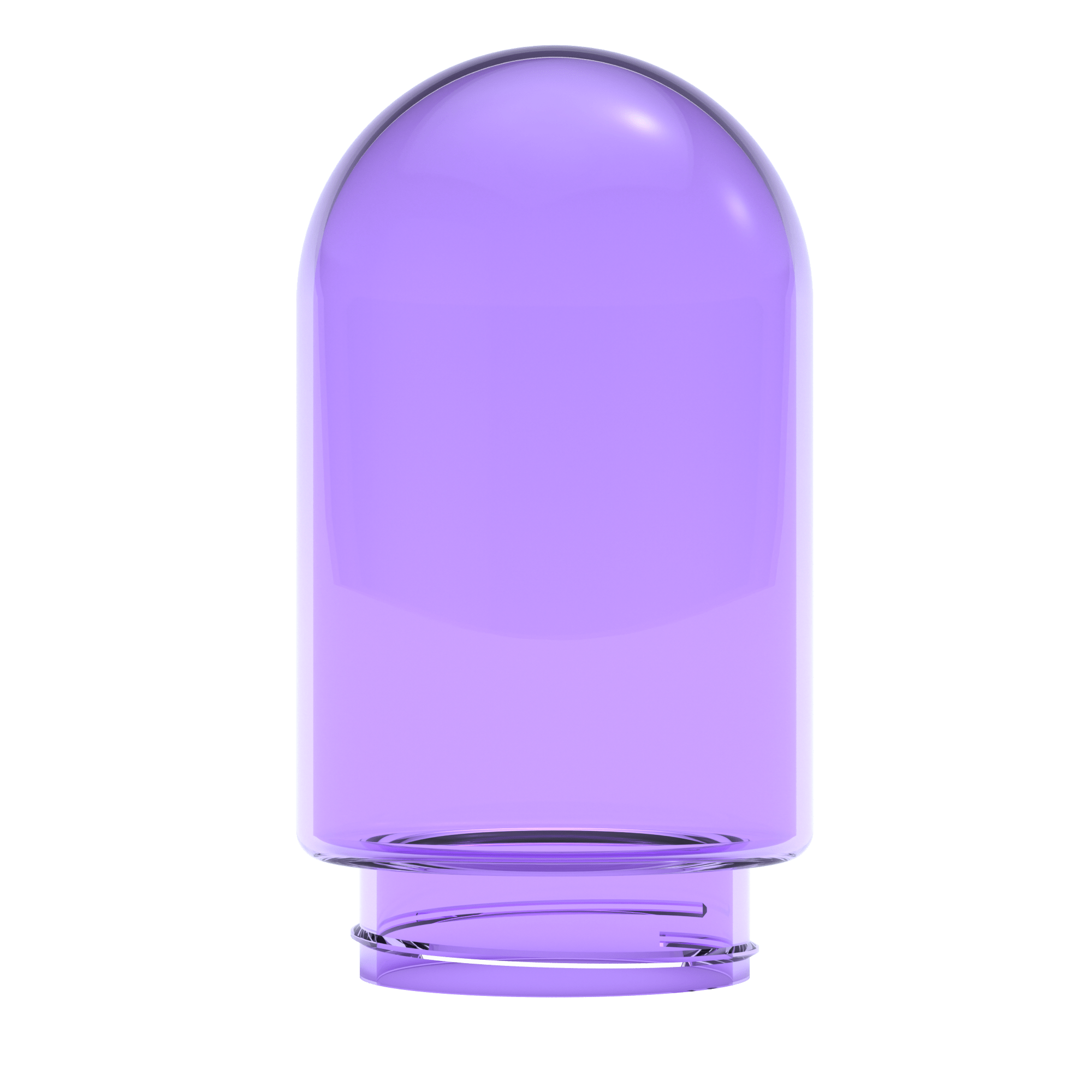 Large Purple Borosilicate Glass Globe