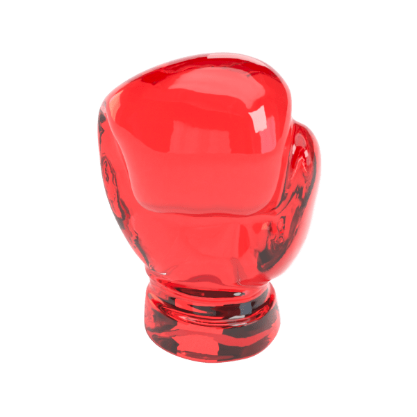 Mike Tyson Signature Red Boxing Glove Globe