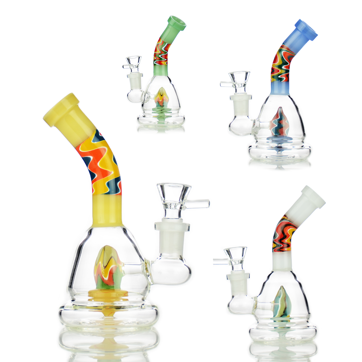 Compact 6-Inch Water Pipe with Dome Perc