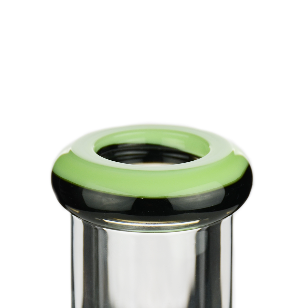 Vivid Slime Green Beaker Water Pipe – 9mm Glass