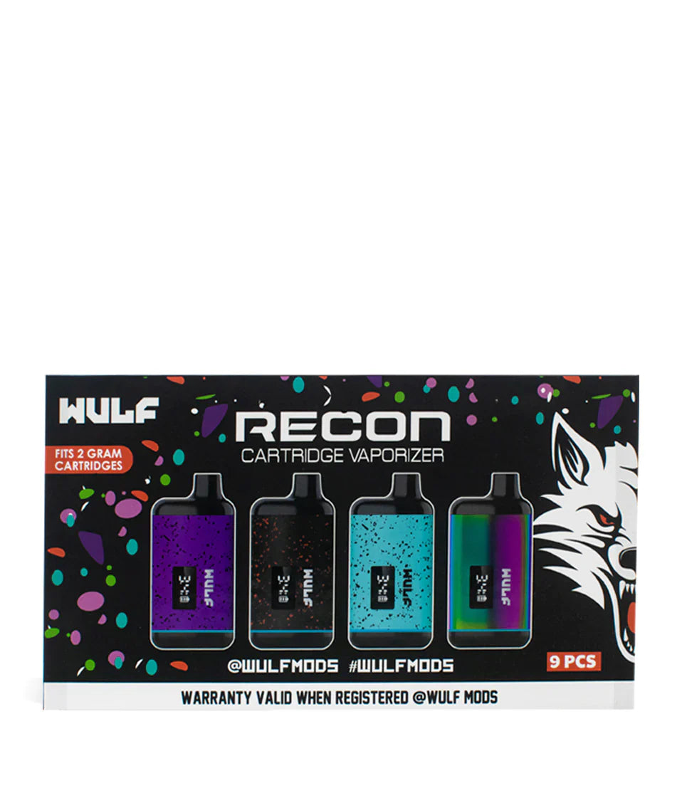 Wulf Recon Discreet Cartridge Vaporizer 9-Pack