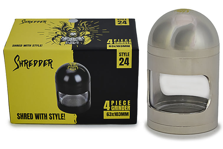 Bullet Shape Herb Grinder with View Window