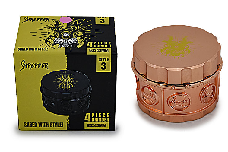 Robust 4-Piece Dry Herb Grinder with Gift Box