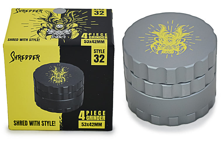 Heavy Duty 4-Piece Dry Herb Grinder with Gift Box