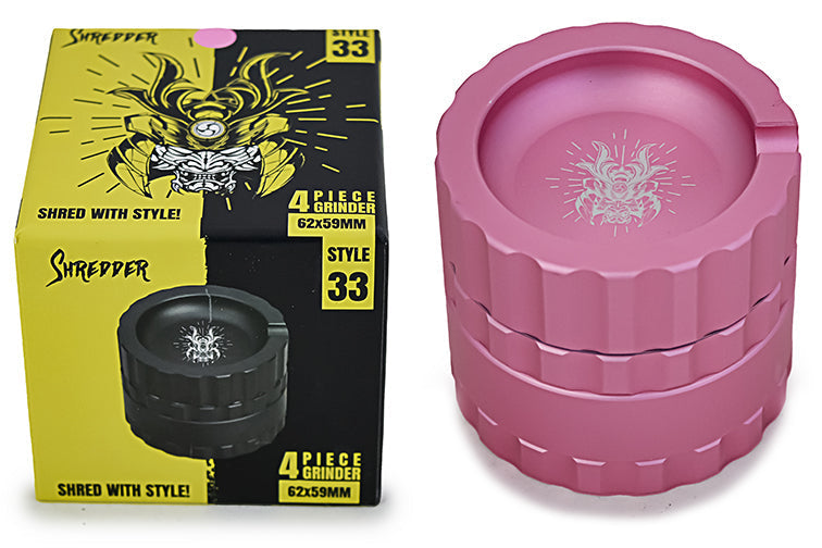 Robust 4-Piece Herbal Grinder with Ashtray