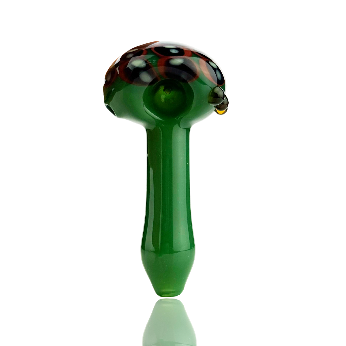 Artistic Glass Hand Pipe with Vibrant Color Tube