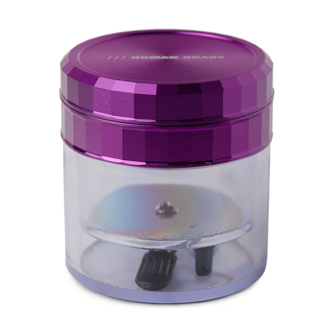 Premium Aluminum Dry Herb Grinder with Storage