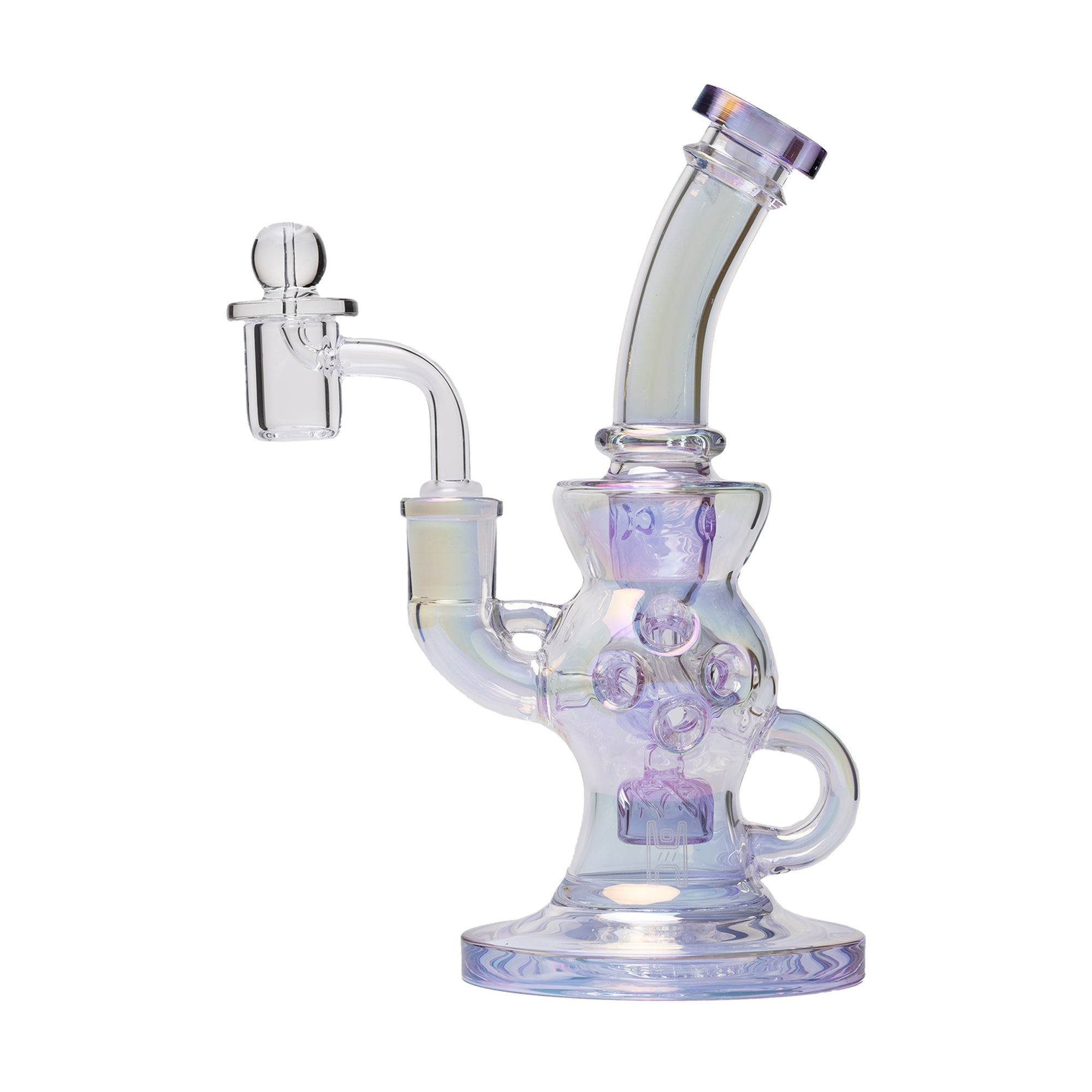 8.5 Inch Swiss Incycler Glass Dab Rig Recycler