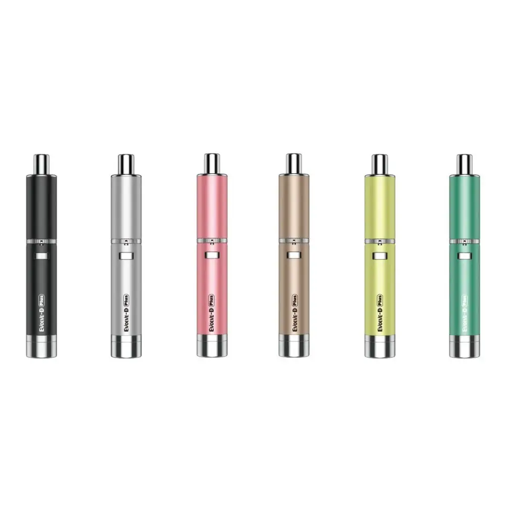 Yocan Evolve D Plus dry herb vaporizer in 6 sleek colors