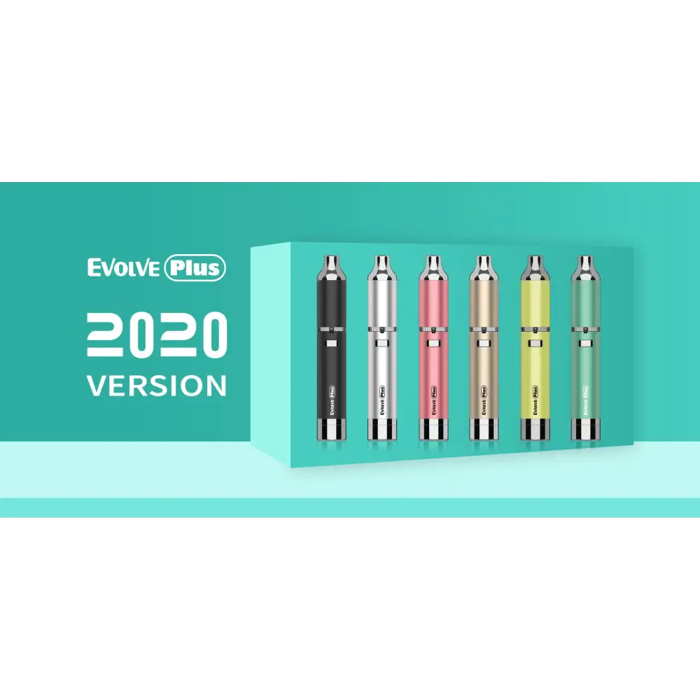 Six Yocan Evolve Plus premium vaporizer vape pens in 6 colors