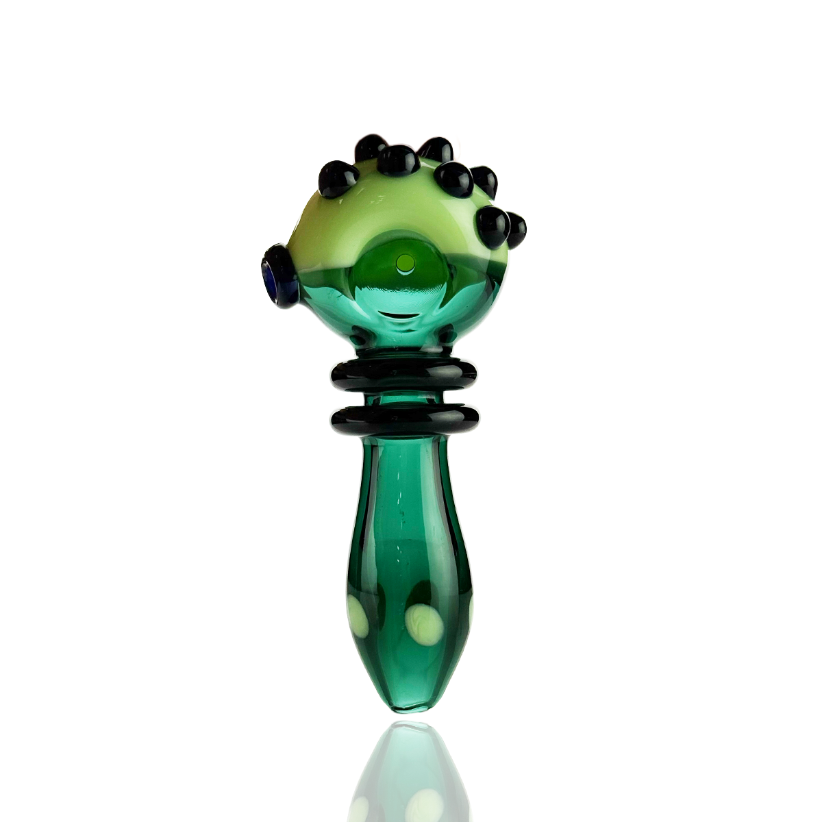 4.5-inch Slime Head Double Ring Spoon Pipe