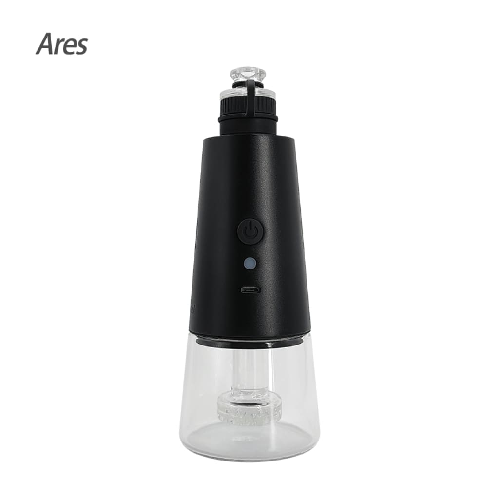 Instant-heat Ares Dab Rig with ultra-thin quartz chip for smooth, efficient vaporization