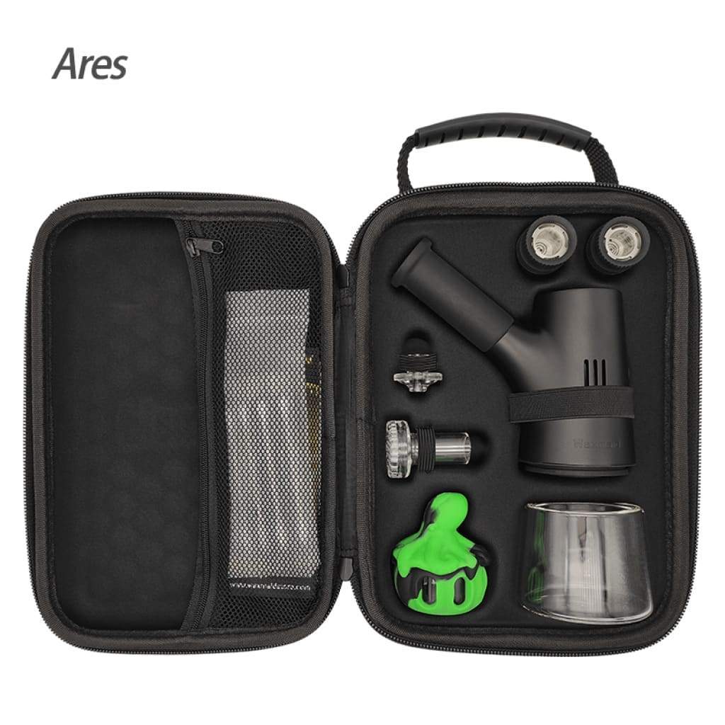 Portable Ares Dab Rig Kit with Ultra-thin Quartz Chip in a zippered case