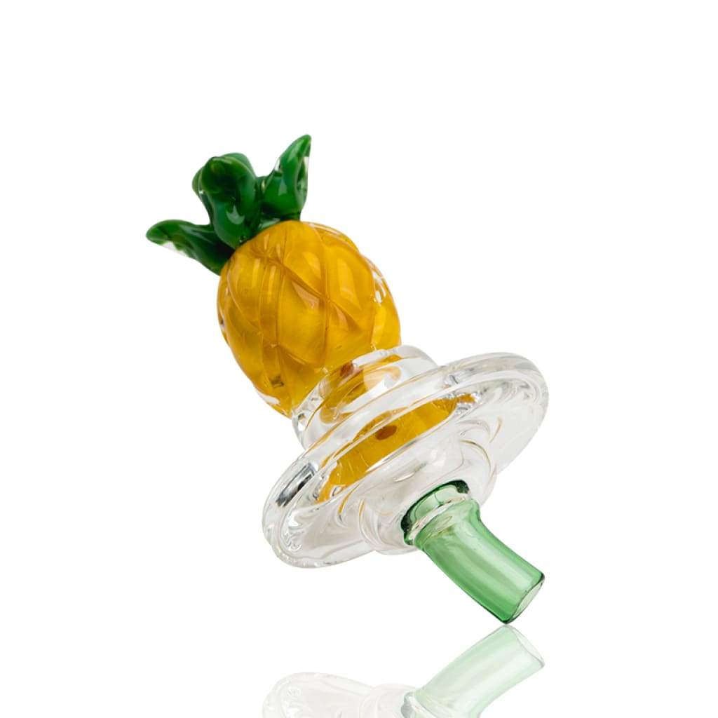 Empire Glassworks Pineapple Themed Carb Cap for dab rigs in pineapple shape