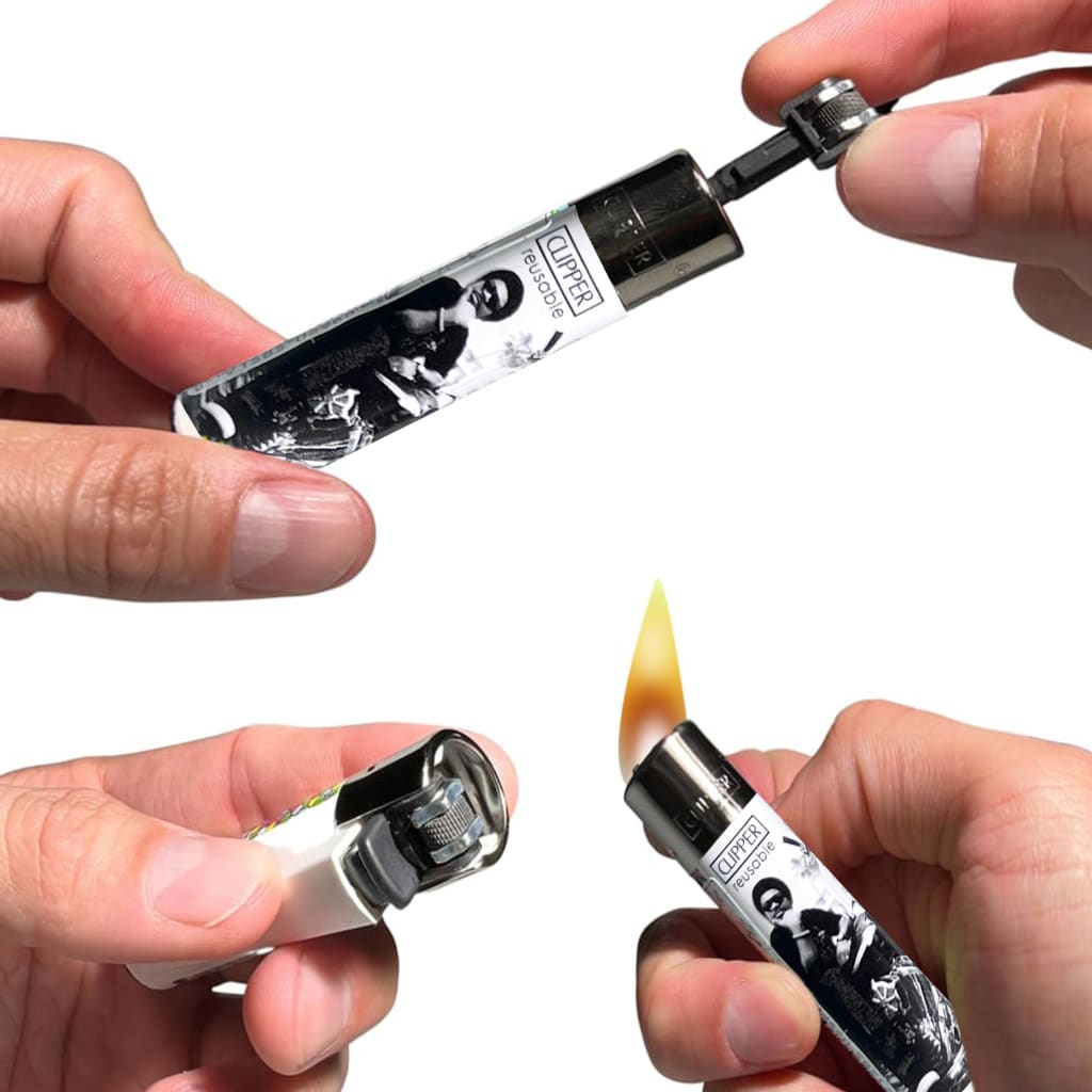 Clipper Lighter Ice with super strong nylon material and silent bod
