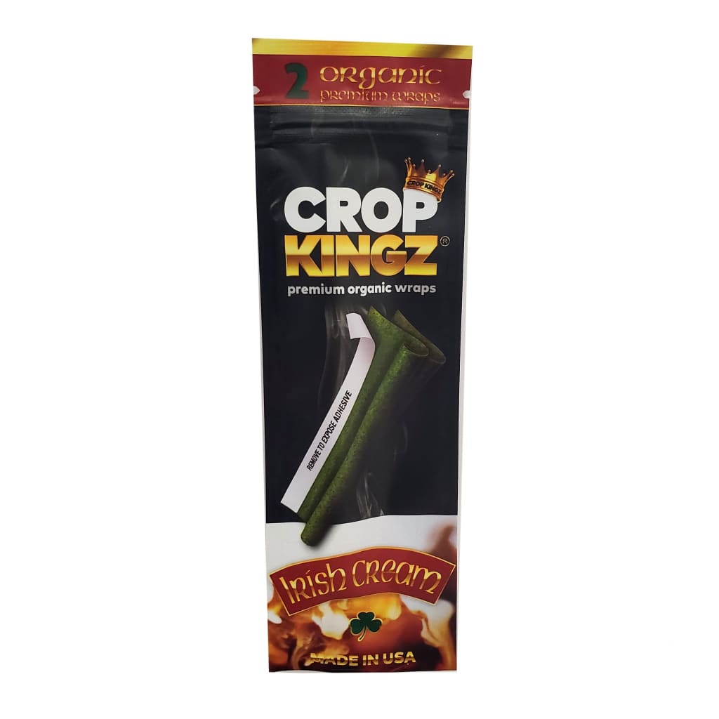 Crop Kingz Premium Organic Hemp Wraps with Self-Sealing Gum Strip in Dutch Cream flavor