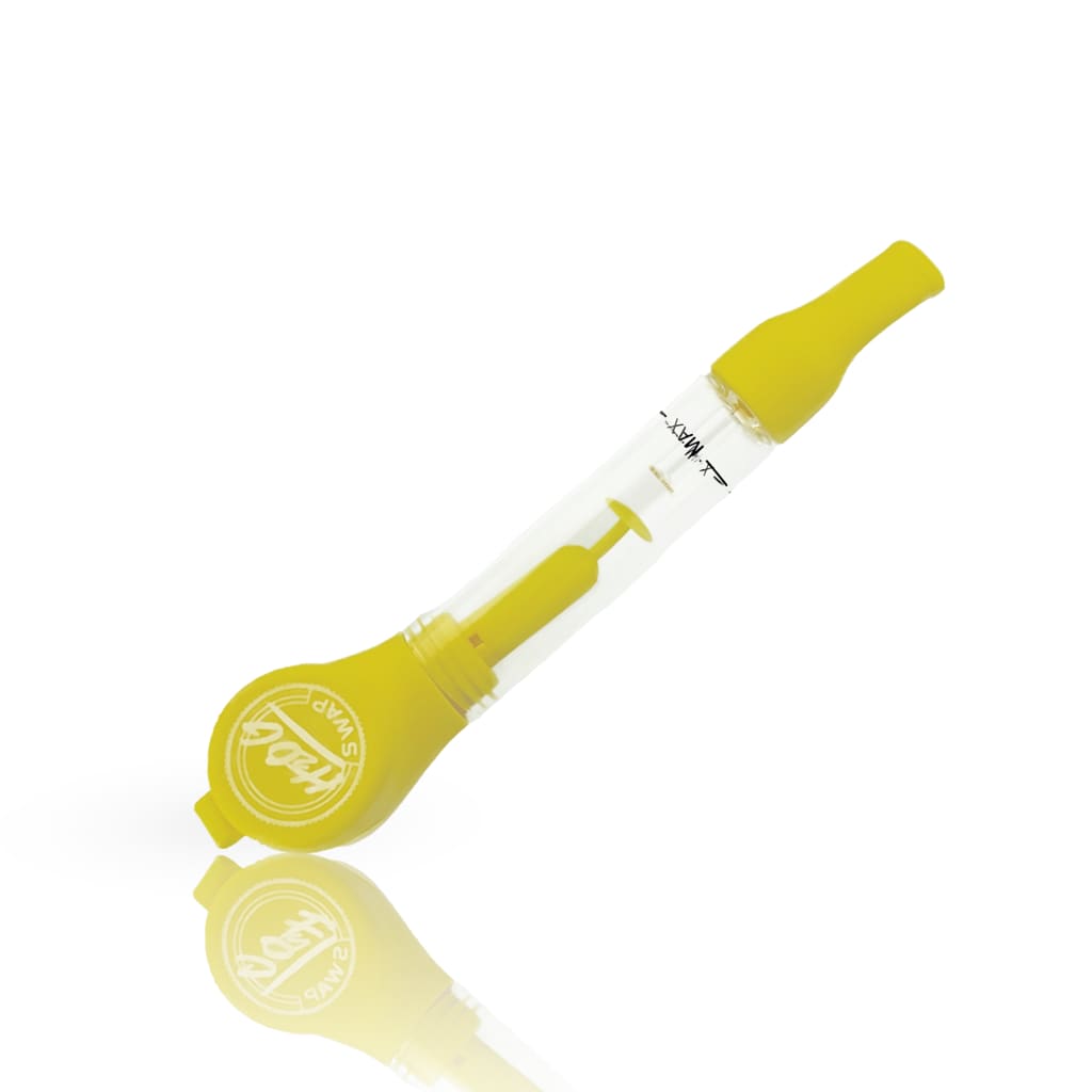 Sunakin H2og Sunpipe water pipe with yellow clear syringe device