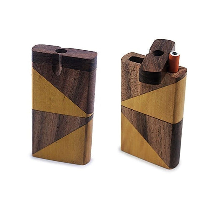 Handmade Wooden Two Shade Dugout W/ One Hitter On sale