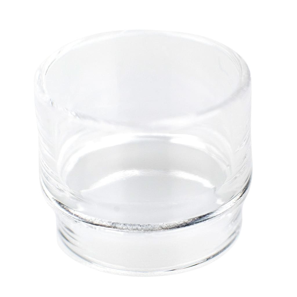 Clear glass tumbler by High Five Duo - Quartz Bowl fits inserts 15mm & 8mm