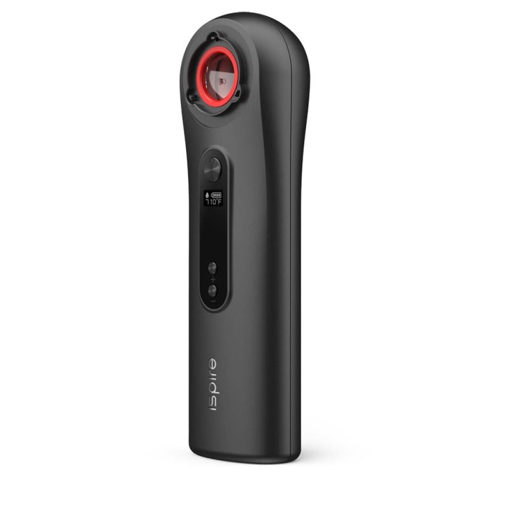 Sleek portable e-torch dab kit with black device and red-ringed opening