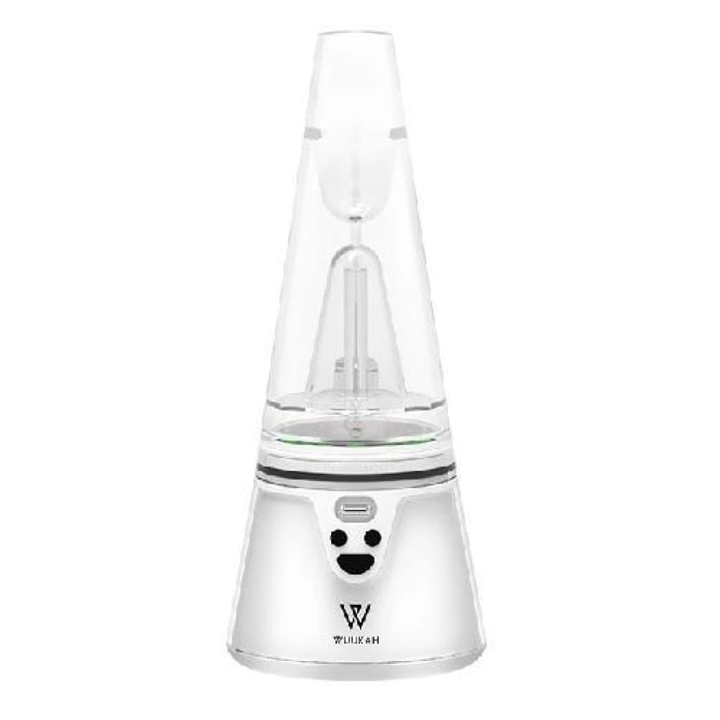 Leaf Buddi Wuukah Electronic Rig Vaporizer with Central Conduction Heating, Smiling Design