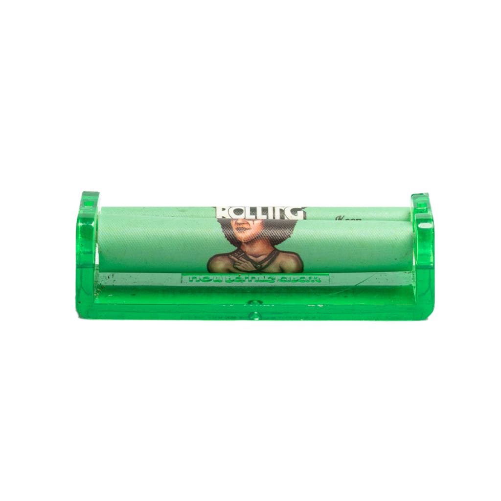 Green Lion Rolling Circus machine with logo for perfect roll-ups