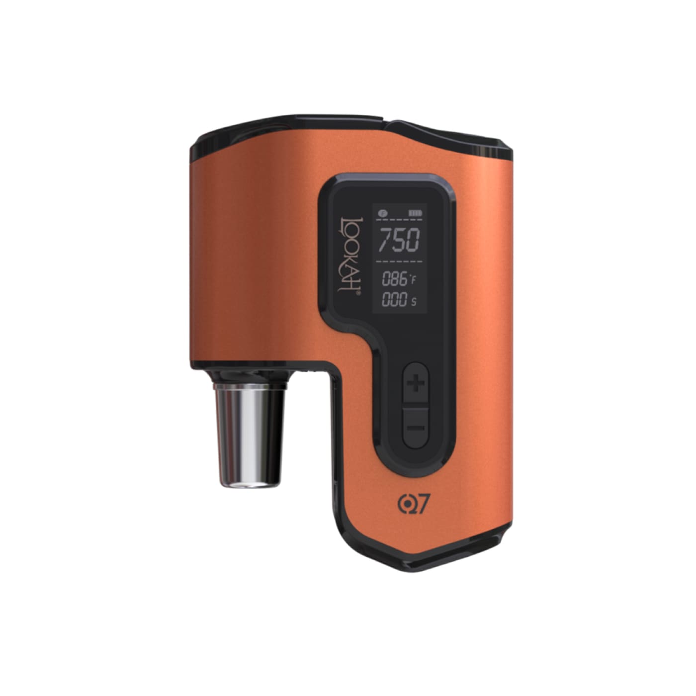 Portable electric dab nail with digital display and quartz coil for precise dabbing