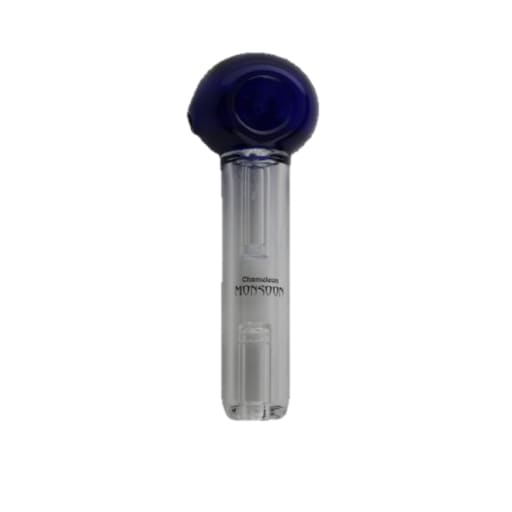 Monsoon Spill Proof glass water pipe with dark blue bowl