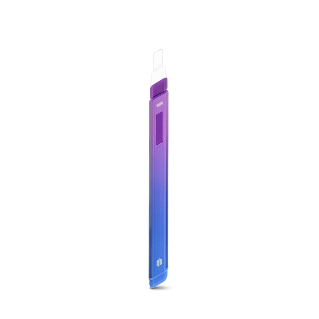 Puffco Hot Knife: Sleek purple and blue gradient electronic heated loading vape pen