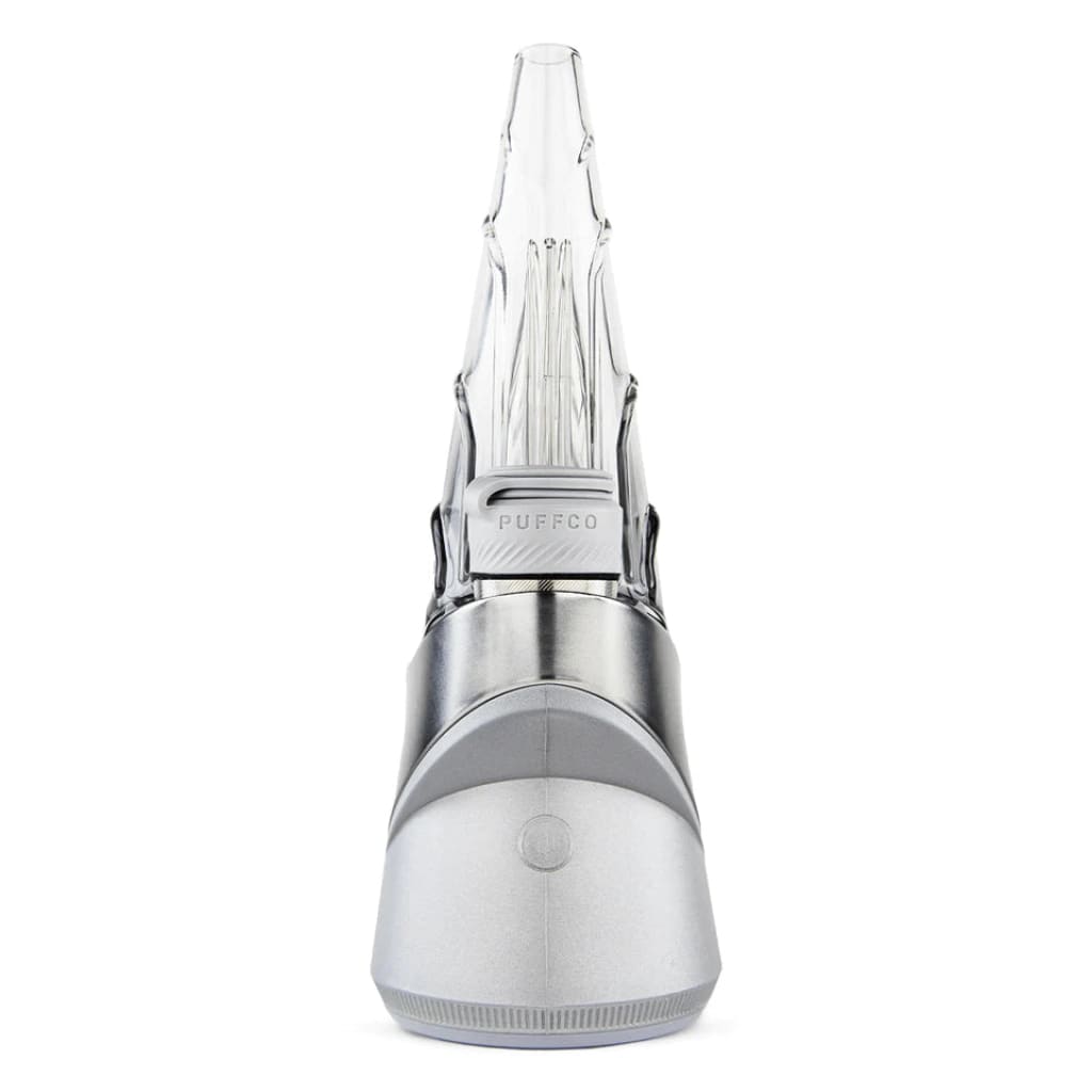 Limited Edition Guardian Puffco Peak Pro with sleek silver and white design