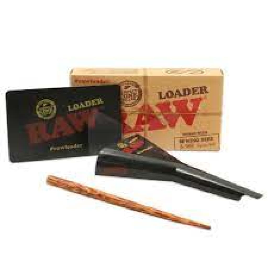 RAW Cone Loader kit with accessories for easy and efficient pre-rolled cones filling