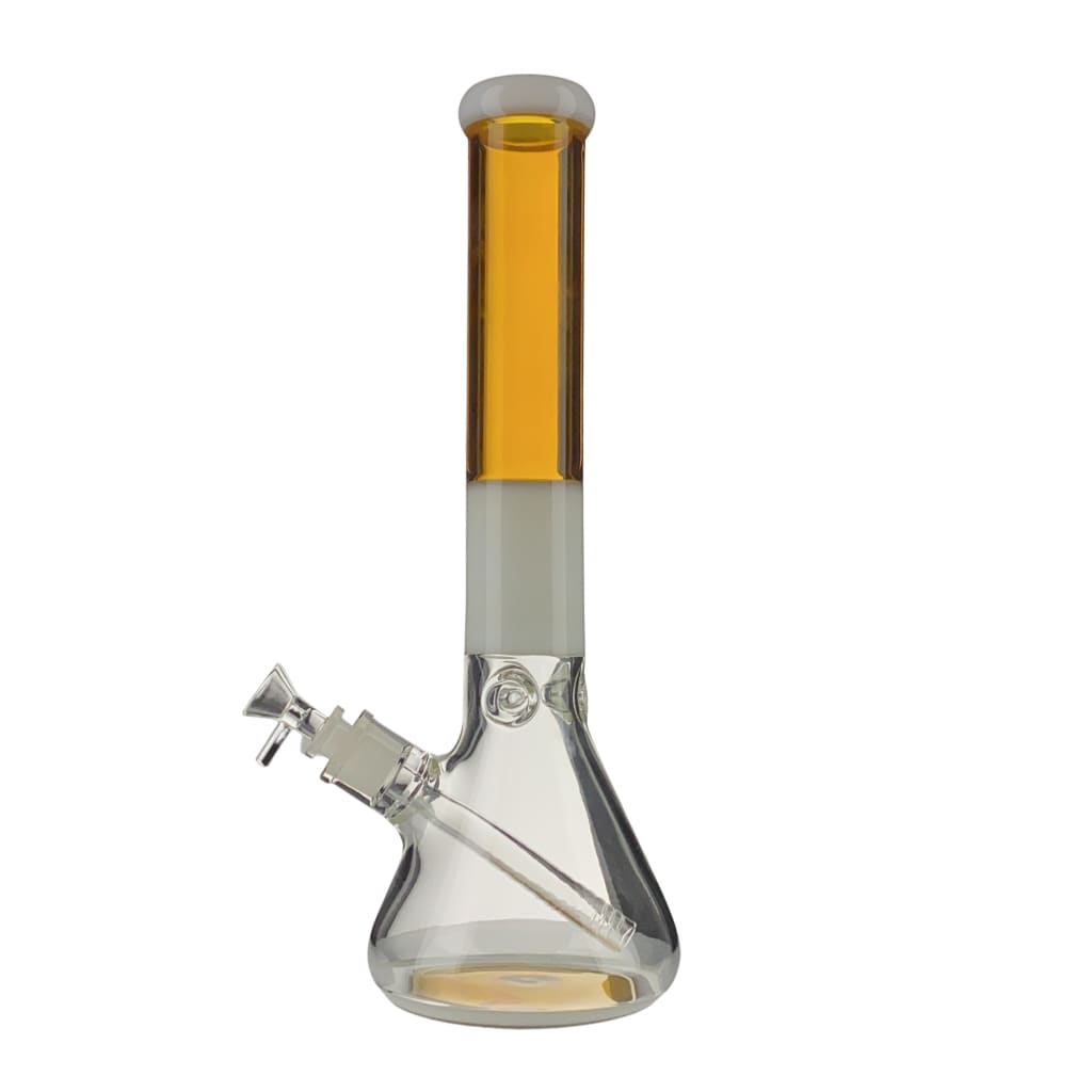 Ripper Beaker Glass Water Pipe with Adjustable Stem and Pull Resistance