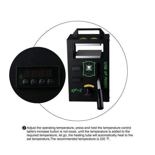 Ltq Vapor Rosin Press Machine with digital display for pure vaping oil extraction