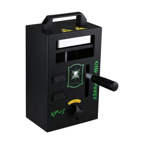 Ltq Vapor Rosin Press Machine: Black portable device with display, handle, and crank