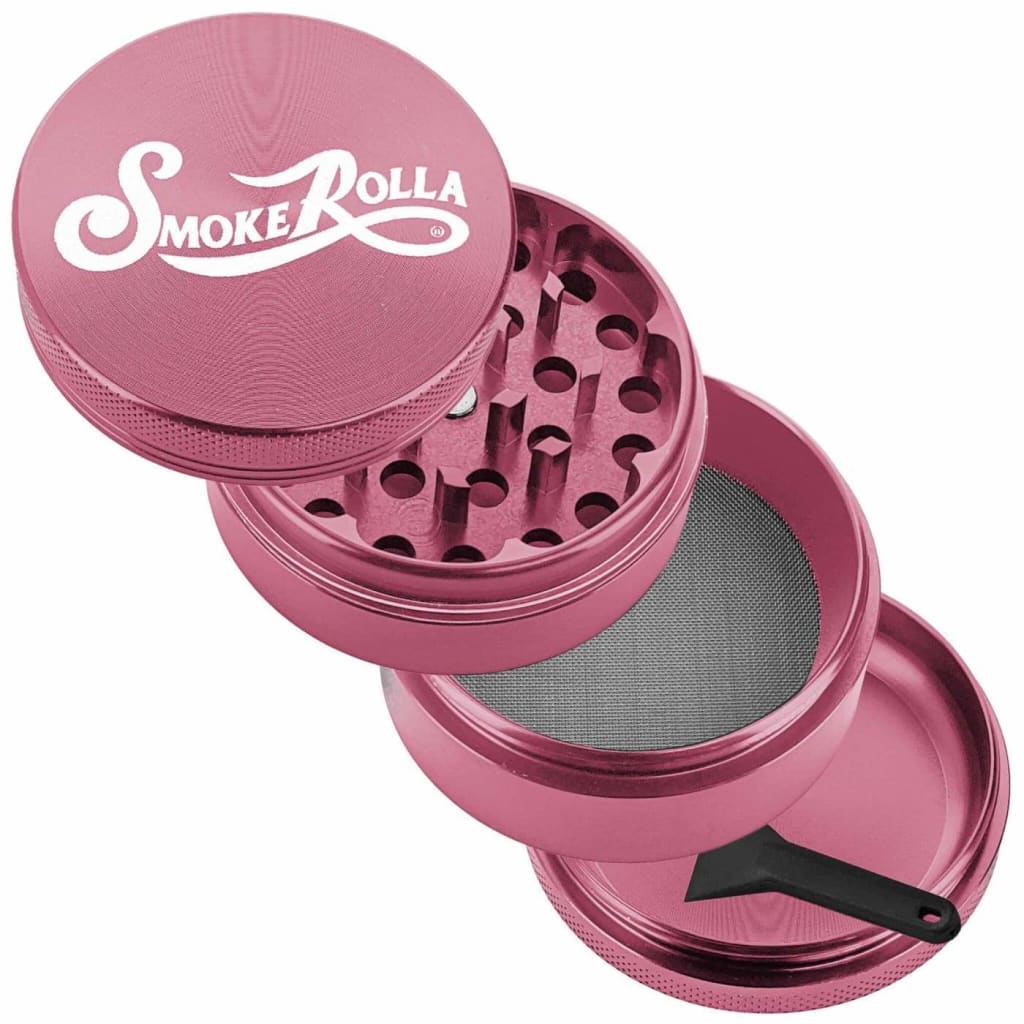 Pink Smokerolla® metal grinder: Perfect durable tool for seasoned smokers