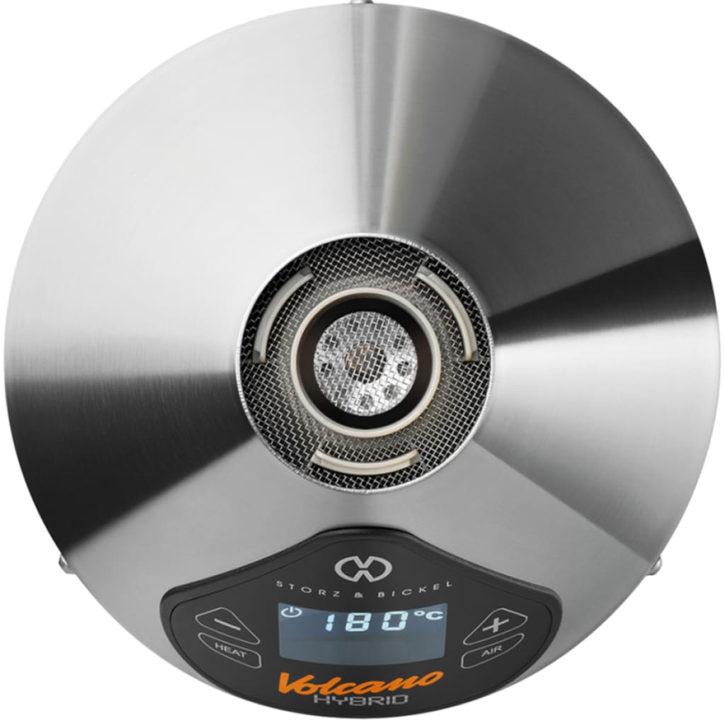 Digital Volcano Hybrid Vaporizer with temperature display for easy valve balloon use