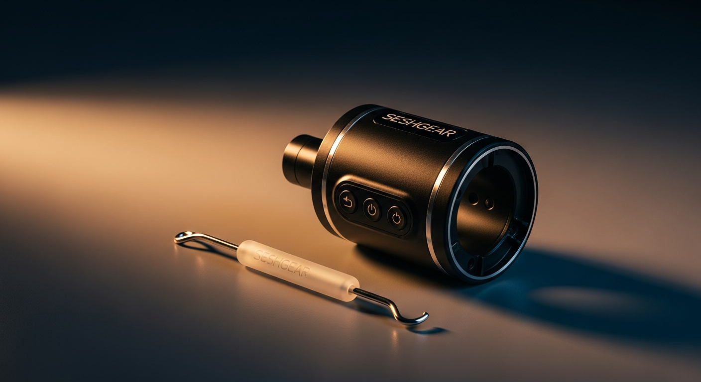 SeshGear Dabtron E-Rig Collar Review 2026 — editorial hero image at Smokerolla