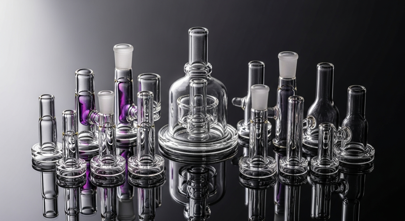 Dabbing adapters for water pipes and dab rigs - 14mm and 18mm joint adapters at Smokerolla