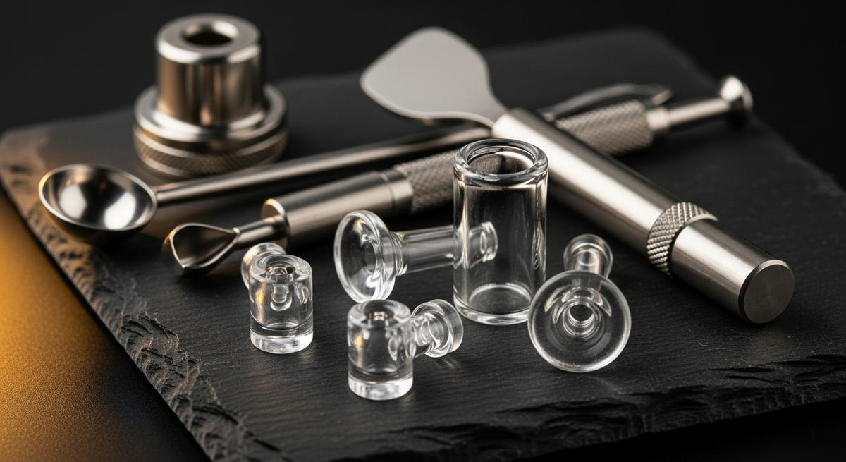 Honeybee Herb quartz bangers and dabbing tools at Smokerolla